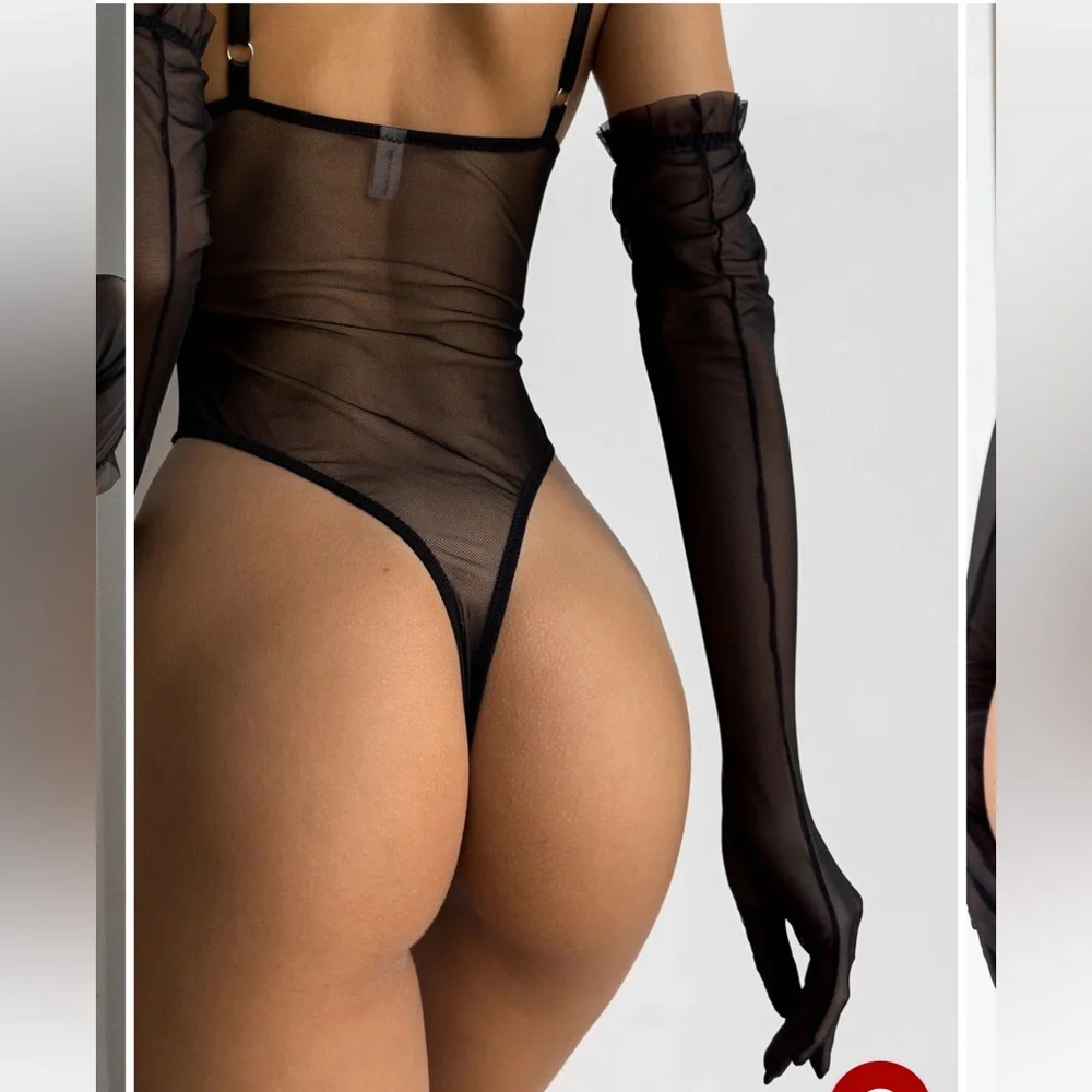 MESH GLOVES BLACK.‼️‼️